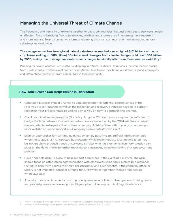 Outlook 2025: North American Report - Page 9