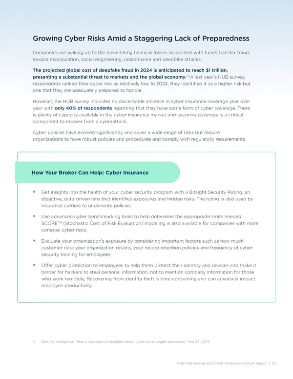 Outlook 2025: North American Report - Page 10