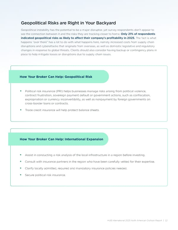 Outlook 2025: North American Report - Page 12