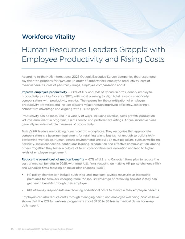 Outlook 2025: North American Report - Page 15