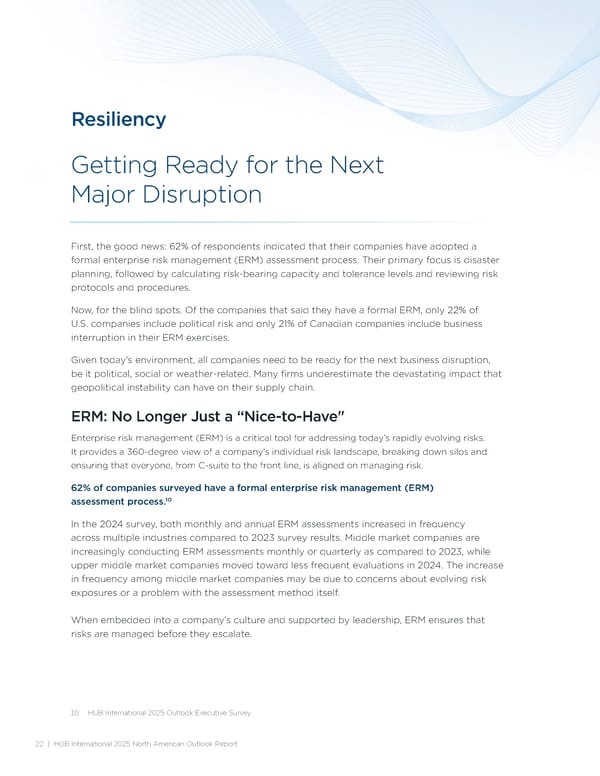 Outlook 2025: North American Report - Page 22