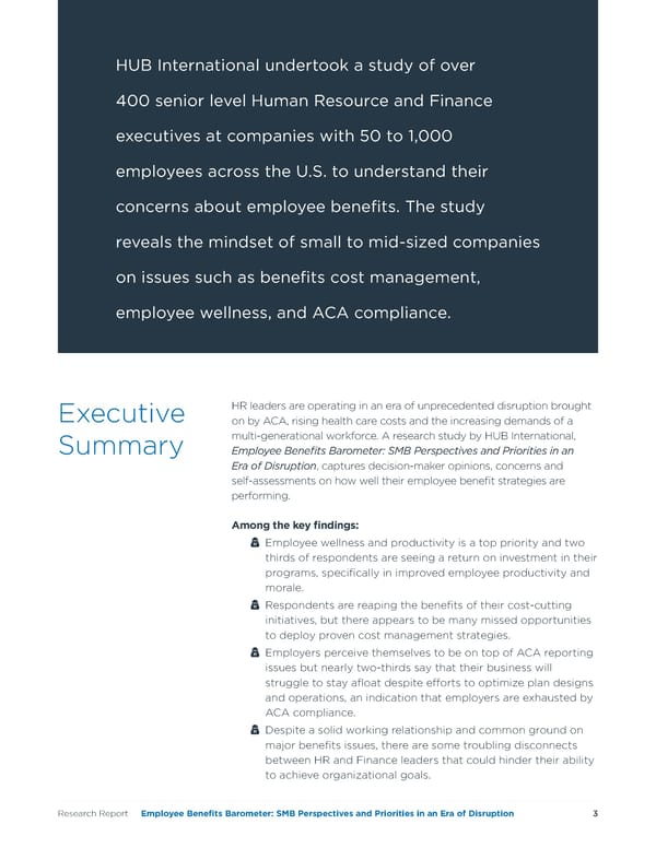 Employee Benefits Barometer: SMB Perspectives and Priorities in an Era of Disruption - Page 3