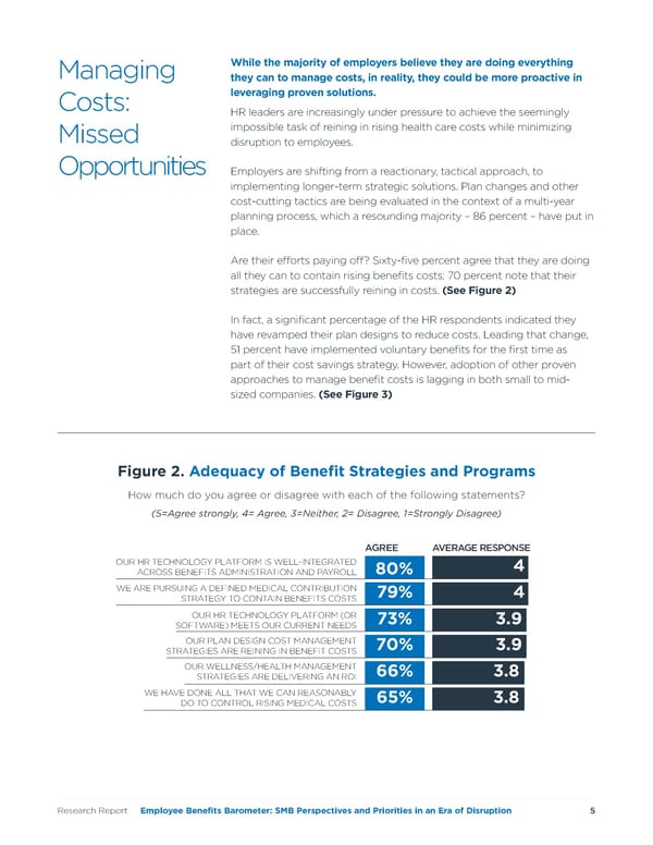 Employee Benefits Barometer: SMB Perspectives and Priorities in an Era of Disruption - Page 5