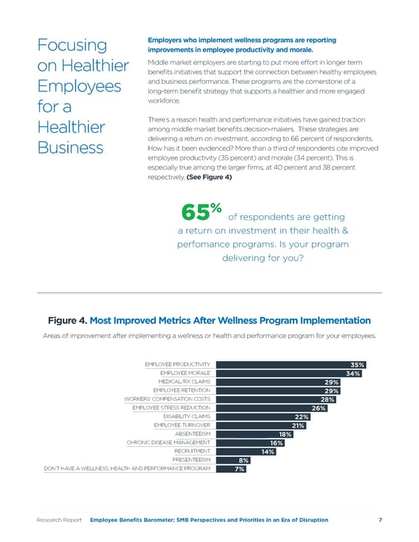 Employee Benefits Barometer: SMB Perspectives and Priorities in an Era of Disruption - Page 7