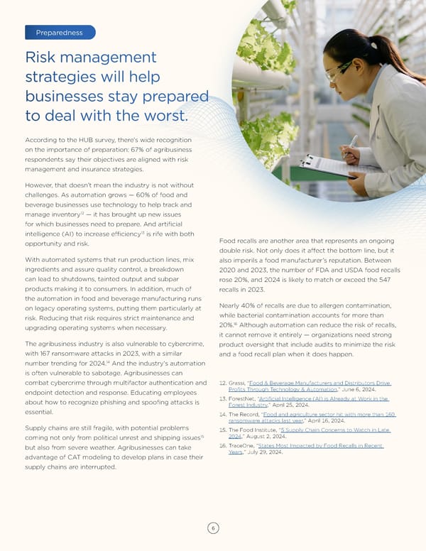 Navigating Agribusiness Challenges in 2025 - Page 6