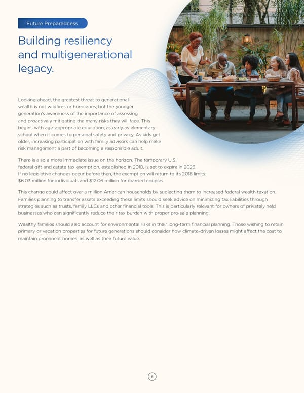 Navigating Risk in 2025: Protecting High-Value Assets and Estates - Page 6