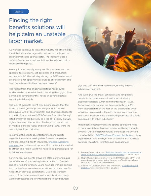 Entertainment & Sports Risk Management Guide 2025 - Page 4
