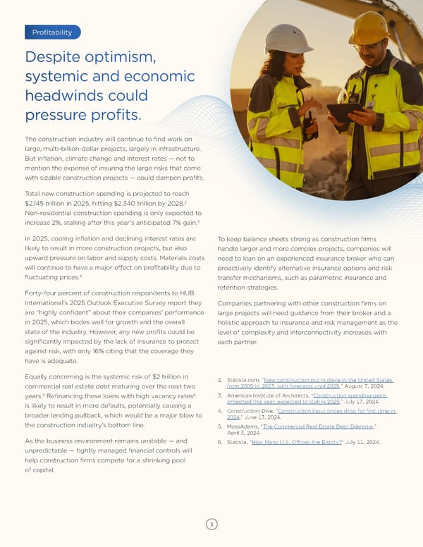 Navigating Construction Risks and Opportunities in 2025 - Page 3