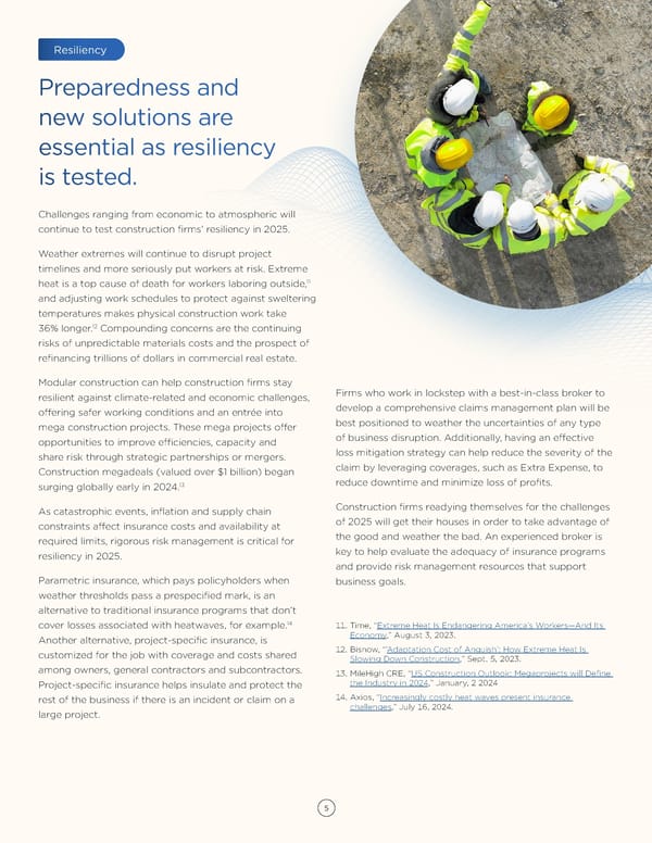 Navigating Construction Risks and Opportunities in 2025 - Page 5