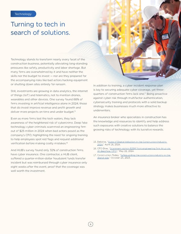 Navigating Construction Risks and Opportunities in 2025 - Page 6